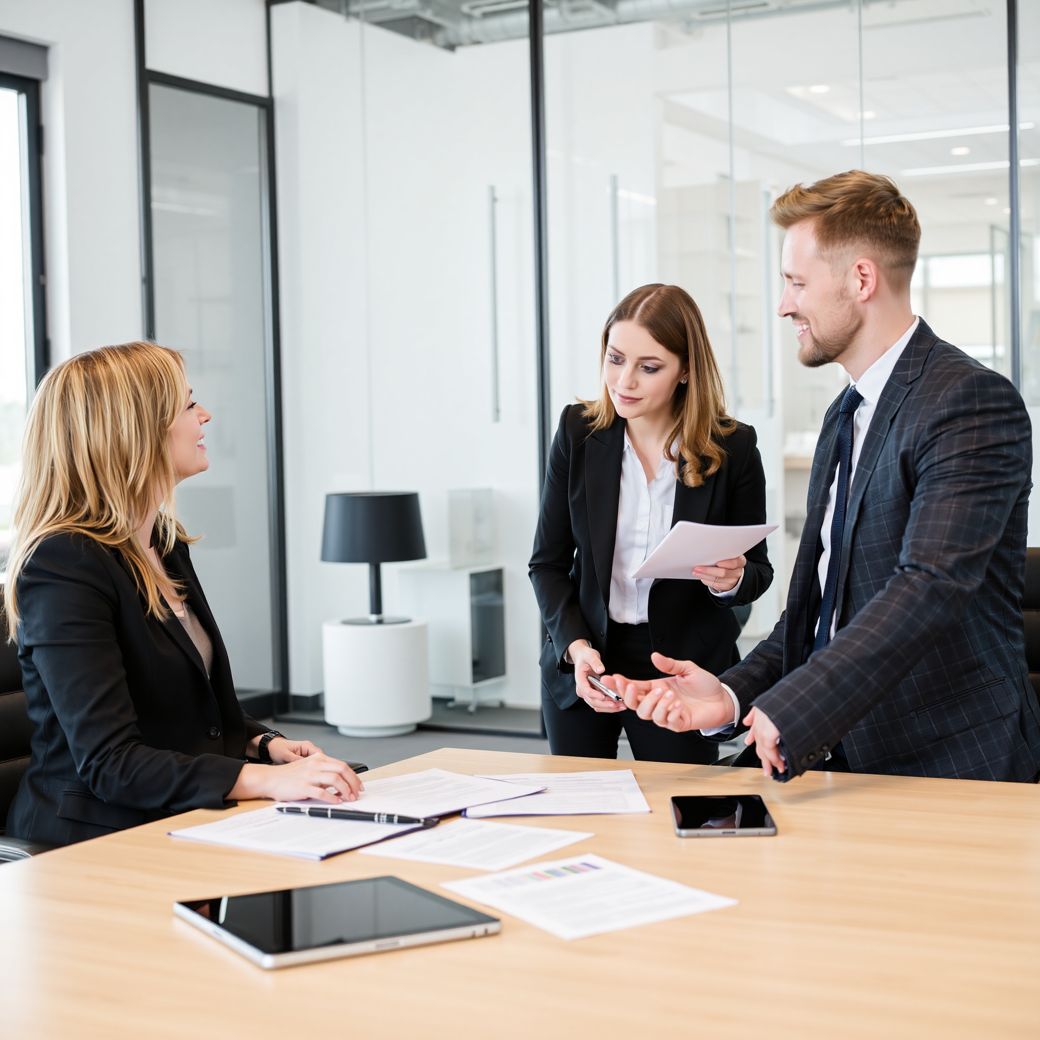 Attorney discussing case strategy with accident victim client